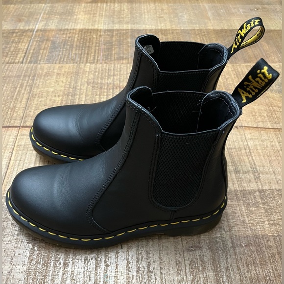 Dr. Martens Black Leather Chelsea Boots - Picture 4 of 10